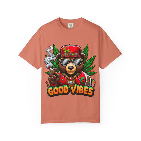 Good Vibes Unisex Garment-Dyed T-Shirt