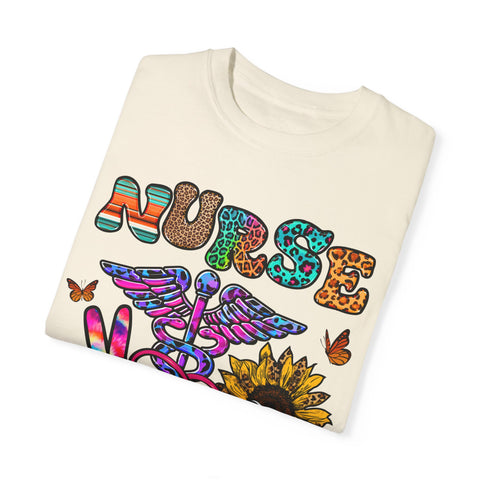 Colorful Nurse Graphic T-Shirt – Perfect for Healthcare Heroes