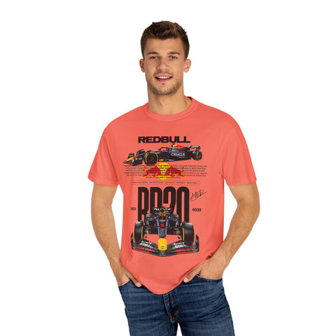 Red Bull Racing T-Shirt - Unisex Garment-Dyed Tee for F1 Fans