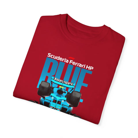 Scuderia Ferrari HP Unisex Garment-Dyed T-shirt - Racing Enthusiast Apparel
