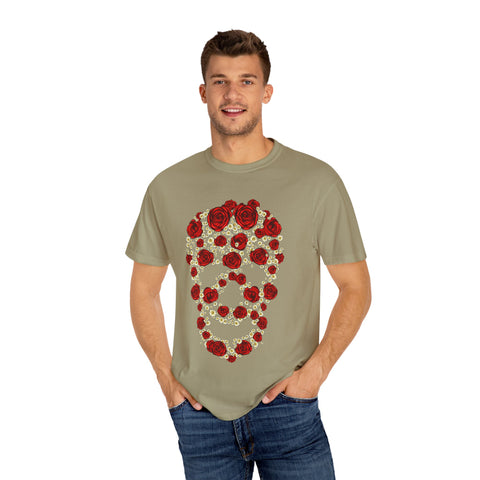 Floral Skull Unisex T-Shirt - Stylish Casual Wear for Creative Souls