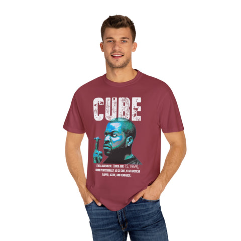 Vintage Cube Unisex Garment-Dyed T-Shirt | Retro Hip Hop Tee