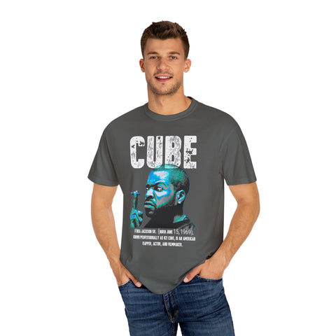 Vintage Cube Unisex Garment-Dyed T-Shirt | Retro Hip Hop Tee