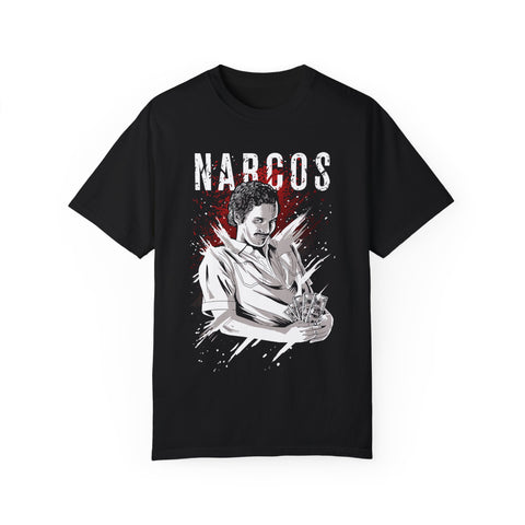 Narcos-Themed Unisex Garment-Dyed T-Shirt for Fans