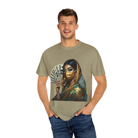 Stylish Woman with Money Graphic Unisex T-Shirt - Trendy Fashion Tee for Everyday Wear
