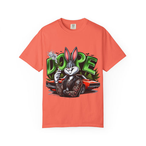 Cool Cartoon Bunny Graphic T-Shirt - DOPE Vintage Style