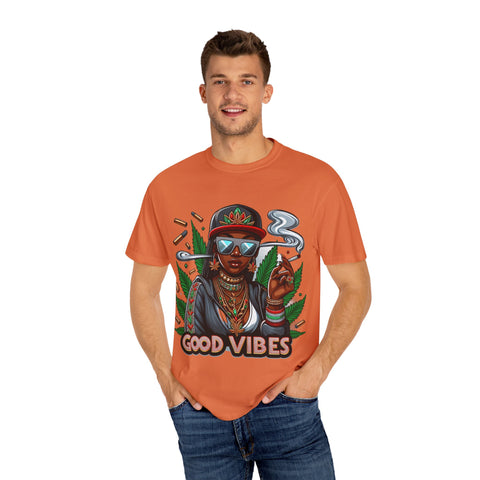 Good Vibes Unisex Garment-Dyed T-Shirt