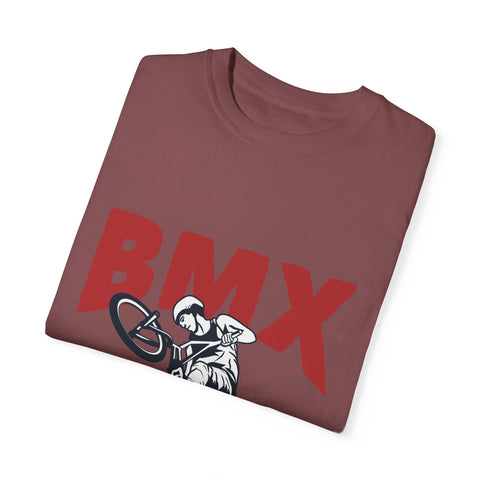 BMX Unisex Garment-Dyed T-Shirt - "When in Doubt Pedal It Out"