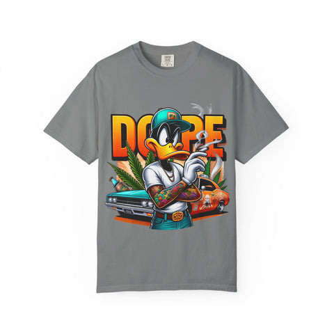 Dope Duck Graphic Unisex T-Shirt – Cool Casual Wear for Car Lovers & Street Style Enthusiasts
