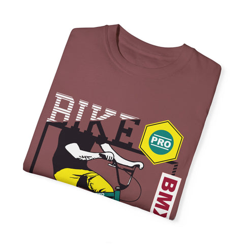 BMX Pro Unisex Garment-Dyed T-shirt - Perfect for Cycling Enthusiasts