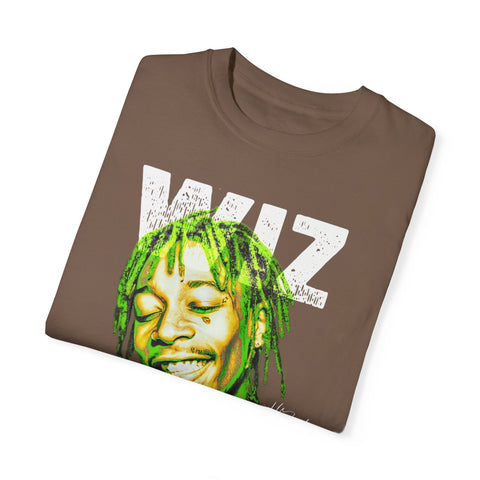 Unisex Garment-Dyed T-Shirt - Celebrate Wiz Khalifa's Legacy - Vibrant Graphic Tee