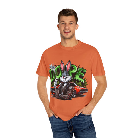 Cool Cartoon Bunny Graphic T-Shirt - DOPE Vintage Style