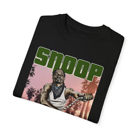 Snoop Dogg Graphic T-Shirt - Retro Grand Theft Auto Design