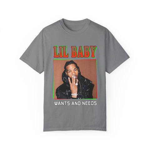 Unisex Lil Baby Graphic T-Shirt - Wants and Needs Collection