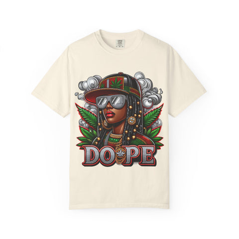 Dope Graphic Unisex Garment-Dyed T-Shirt – Stylish Cannabis-Inspired Tee for Everyday Wear