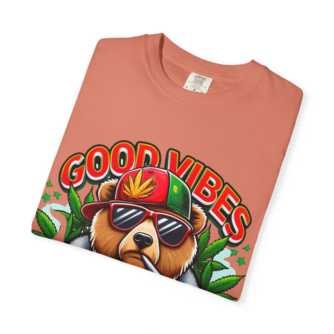 Good Vibes Unisex T-Shirt - Cool Bear Design