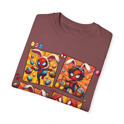 Kids' Easter Spider Bunny T-Shirt - Fun and Colorful Design