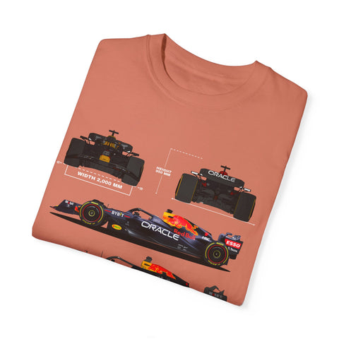 RB20 Racing Unisex Garment-Dyed T-shirt - Perfect for F1 Fans