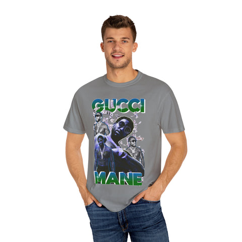 Unisex Garment-Dyed T-shirt - Gucci Mane Graphic Tee