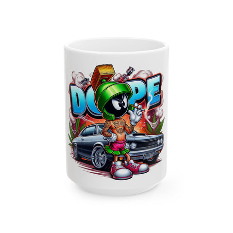 Dope Vibe Ceramic Mug - 11oz & 15oz Coffee Cup for Car Lovers