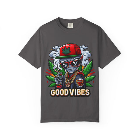 Good Vibes Unisex T-Shirt - Stylish Garment-Dyed Tee for Chill Moments