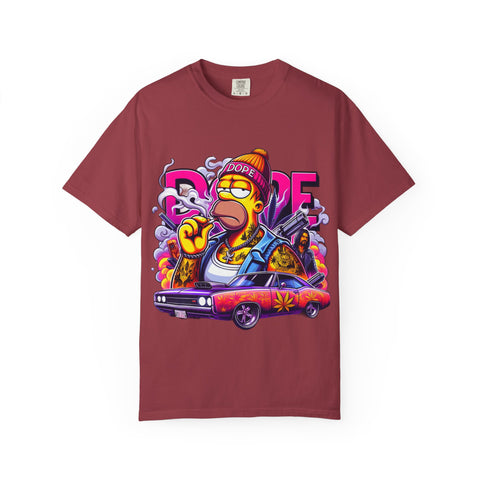 Dope Vibes Unisex Garment-Dyed T-Shirt - Streetwear Style