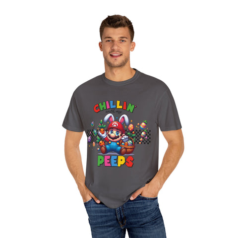Chillin' with My Peeps Unisex T-Shirt - Fun & Colorful Graphic Tee for Easter Celebrations