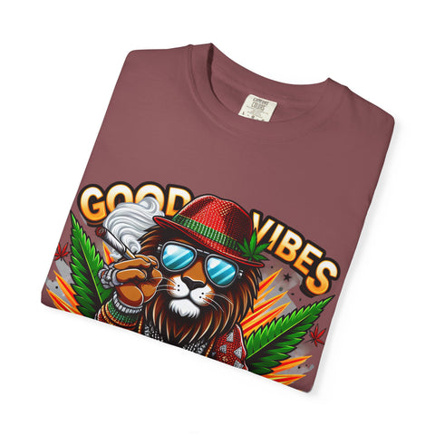 Good Vibes Unisex Garment-Dyed T-Shirt