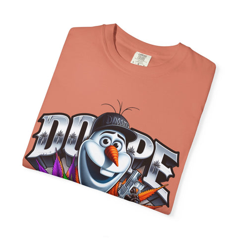Dope Olaf Graphic T-Shirt for Disney Fans