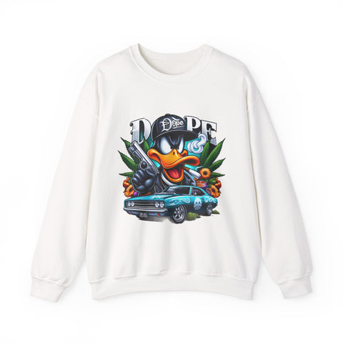 Cool Duck Graphic Crewneck Sweatshirt - Unisex Heavy Blend™ - DOPE Design