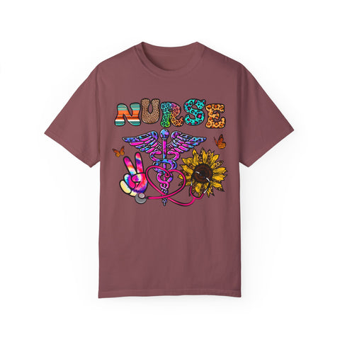 Colorful Nurse Graphic T-Shirt – Perfect for Healthcare Heroes