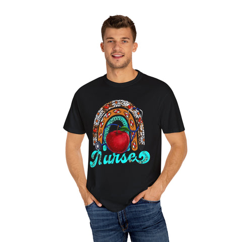 Colorful Nurse Rainbow T-Shirt – Perfect Gift for Healthcare Heroes