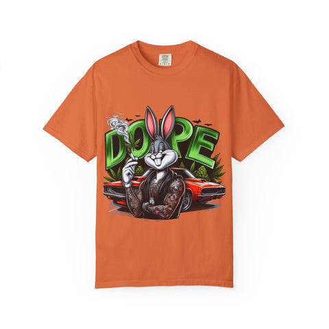 Cool Cartoon Bunny Graphic T-Shirt - DOPE Vintage Style