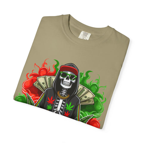 High AF Unisex Garment-Dyed T-Shirt - Fun & Edgy Style for Cannabis Enthusiasts