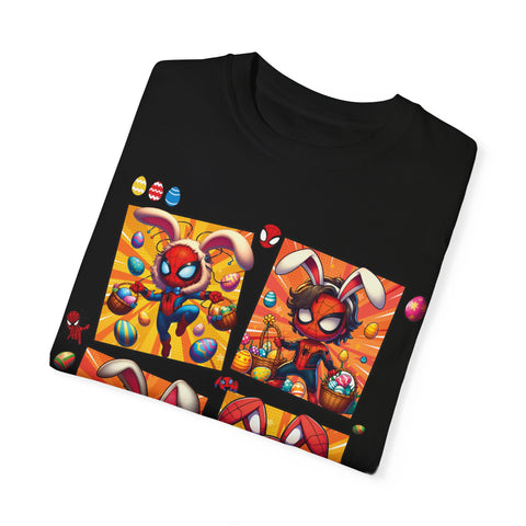 Kids' Easter Spider Bunny T-Shirt - Fun and Colorful Design