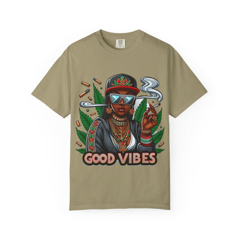 Good Vibes Unisex Garment-Dyed T-Shirt