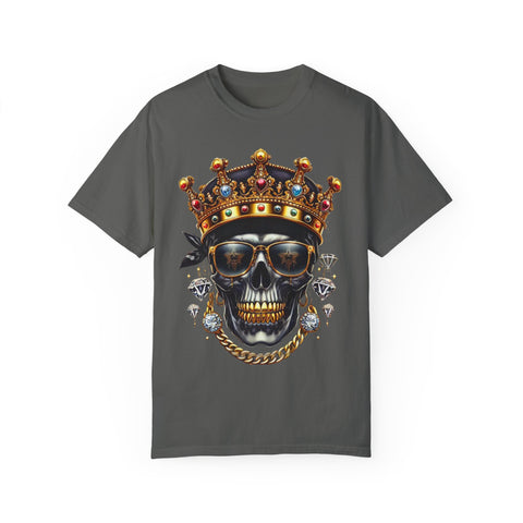 King Skull Graphic Unisex T-Shirt - Trendy Streetwear for Cool Casual Vibes
