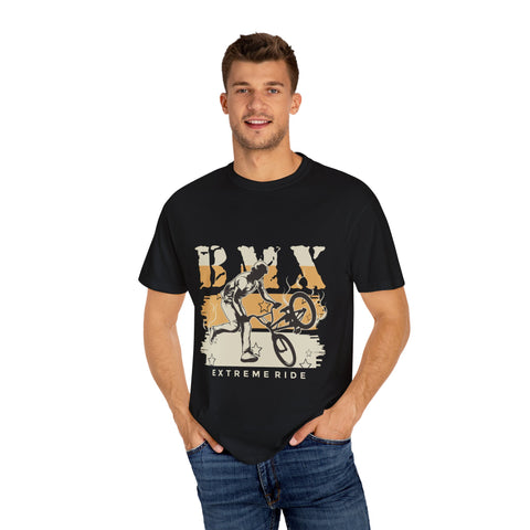 BMX Extreme Ride Unisex Garment-Dyed T-Shirt | Perfect for Cyclists & Sports Enthusiasts