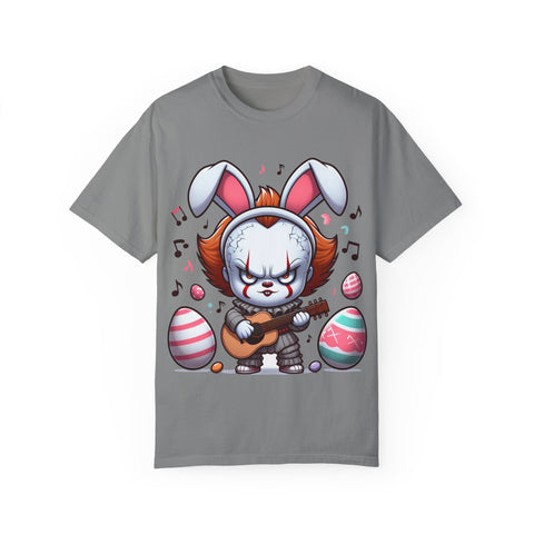 Easter Bunny Rock Star T-Shirt - Unisex Garment-Dyed Tee