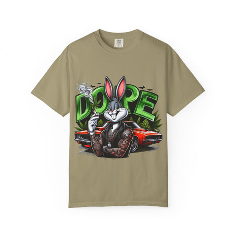 Cool Cartoon Bunny Graphic T-Shirt - DOPE Vintage Style