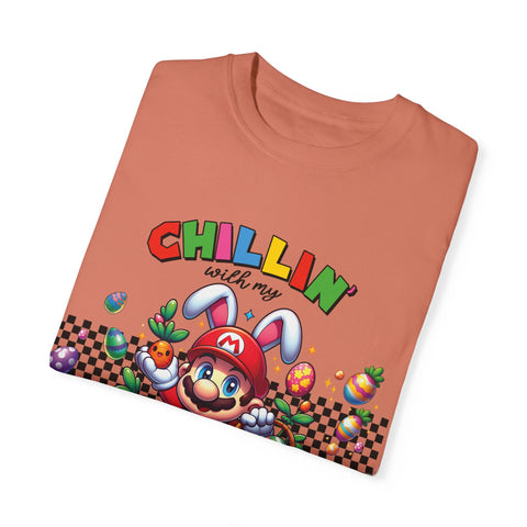 Chillin' with My Peeps Unisex T-Shirt - Fun & Colorful Graphic Tee for Easter Celebrations