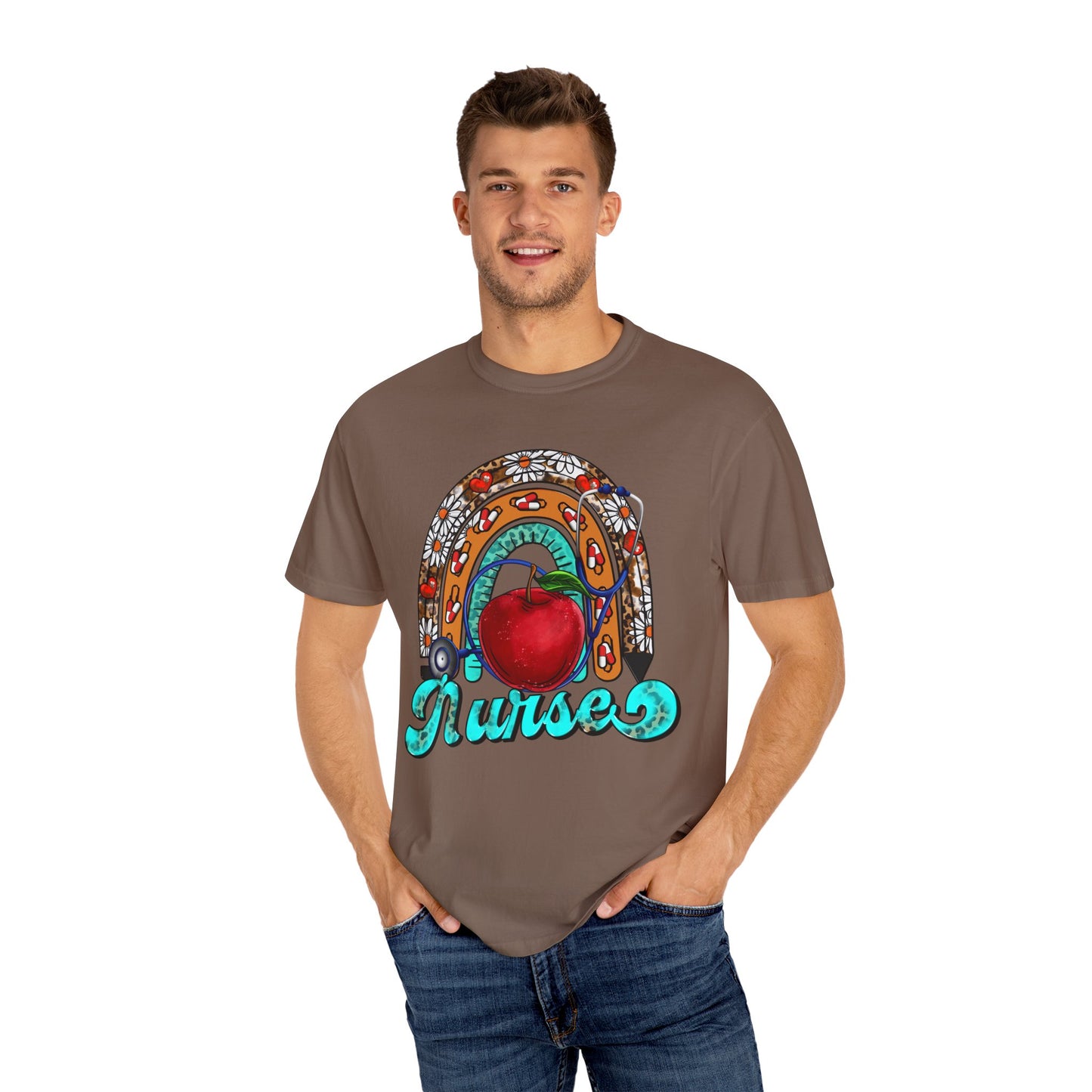 Colorful Nurse Rainbow T-Shirt – Perfect Gift for Healthcare Heroes