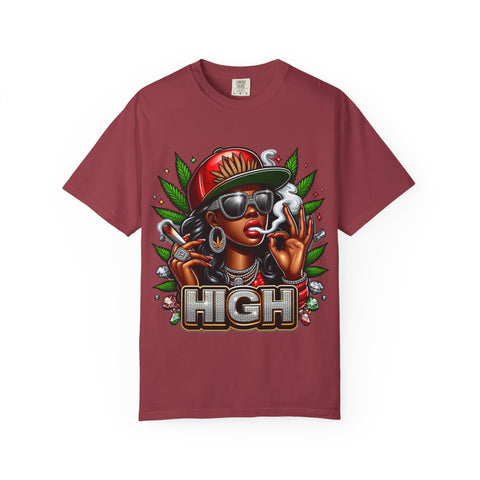 High Vibes Unisex Garment-Dyed T-shirt