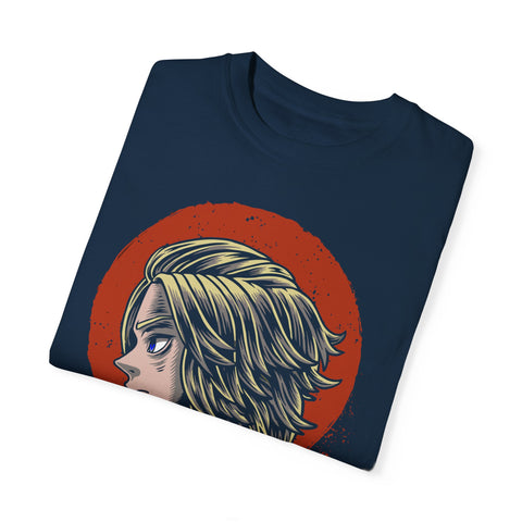 Unisex Garment-Dyed T-Shirt - Unique Anime-Inspired Design