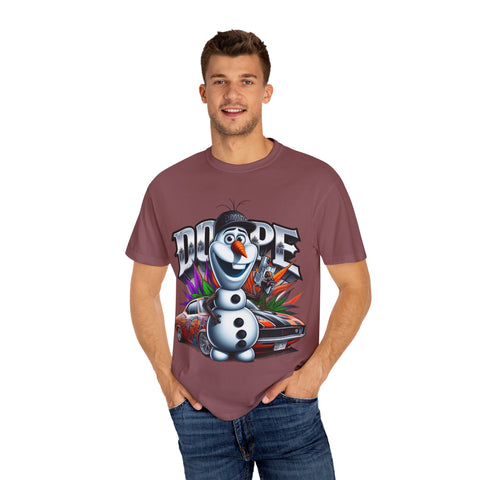 Dope Olaf Graphic T-Shirt for Disney Fans