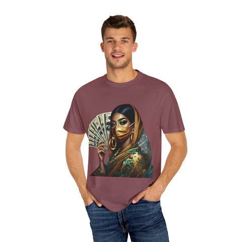 Stylish Woman with Money Graphic Unisex T-Shirt - Trendy Fashion Tee for Everyday Wear