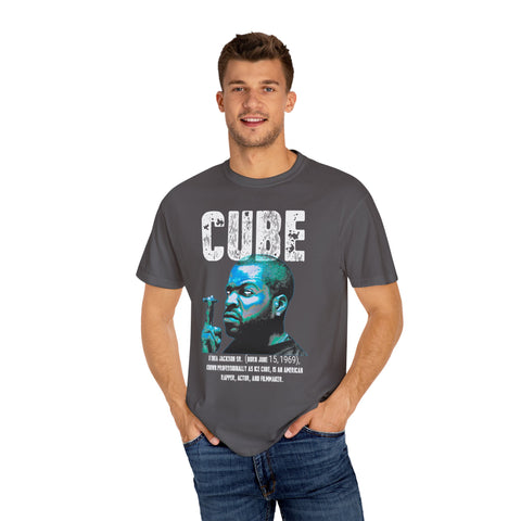 Vintage Cube Unisex Garment-Dyed T-Shirt | Retro Hip Hop Tee