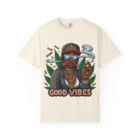 Good Vibes Unisex Garment-Dyed T-Shirt