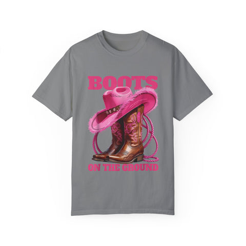 Bohemian Style Unisex T-Shirt - "Boots on the Ground"