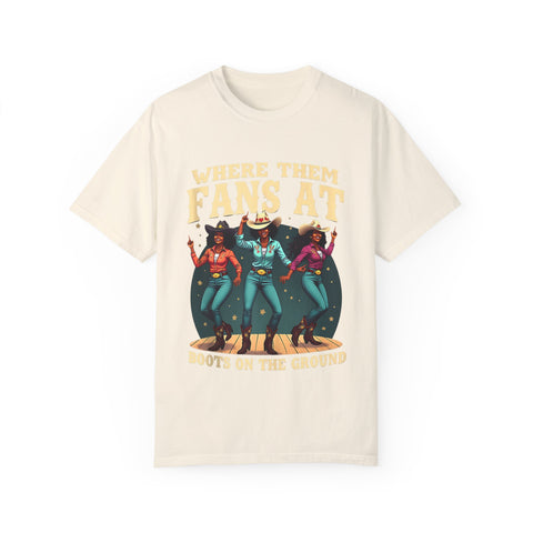 Where Them Fans At Graphic T-Shirt - Unisex Vintage Style Tee